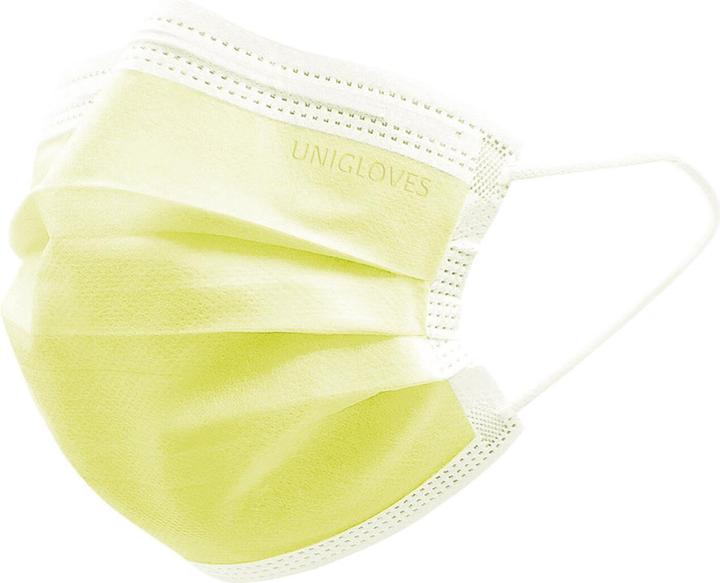 Unigloves Maske Typ IIR GELB -50 Stk. (50 x)