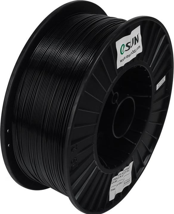 Immagine prodotto eSUN PETG 1,75mm NERO SOLIDO 2,5kg (PETG, 1.75 mm, 2500 g, Nero)