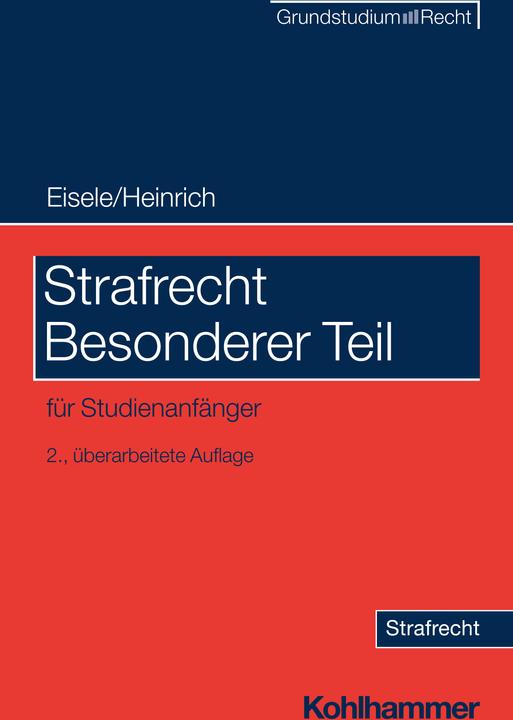Immagine prodotto Strafrecht Besonderer Teil (Tedesco, Jörg Eisele, Bernd Heinrich, 2024)