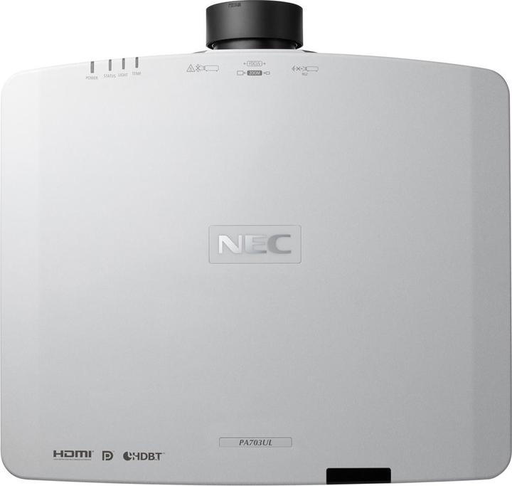 Actual product image NEC PA703UL LCD LASER 1920X1200 WUXGA 7000 ANSI 2500:1 IN NMS IN PROJ (WUXGA, 7000 lm, 1.3 - 3.02:1)