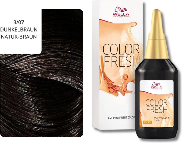 Image du produit Wella Color Fresh (3/07 Brun foncé Naturel Brun Naturel Brun)