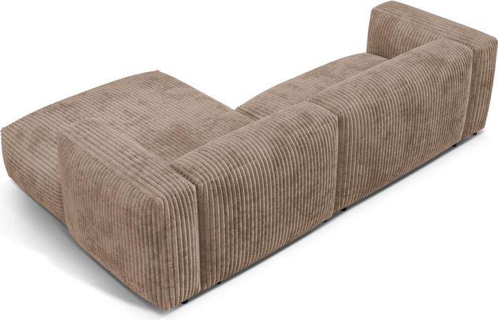 Actual product image Micadoni Modular Right Corner Sofa, "Martina", 2 Seats, 283x176x75 Made in Europe (Corner sofa, Modular sofa)