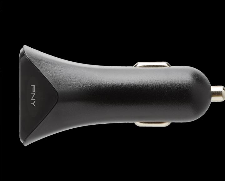 Image du produit PNY Dual USB Car Charger Black