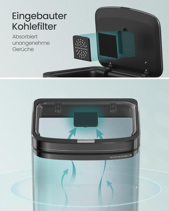 Produktbild Songmics Mülleimer für die Küche (2 x 10 L und 30 L) (50 l)