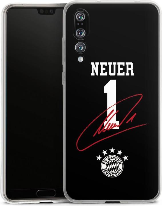Produktbild DeinDesign Silikon Hülle für Huawei P20 Pro Handyhülle Case Smartphone Schutzhülle FC Bayern München FCB (Huawei P20 Pro)