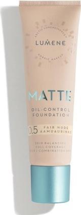Lumene Matte Oil-Control Foundation podkład matujący 0,5 Fair Nude 30ml (0,5 Fair Nude)
