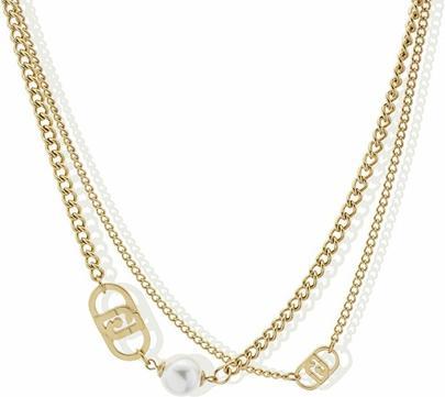 Produktbild Liu Jo Double Gold-Plated Necklace With Synthetic Pearl Lj2802