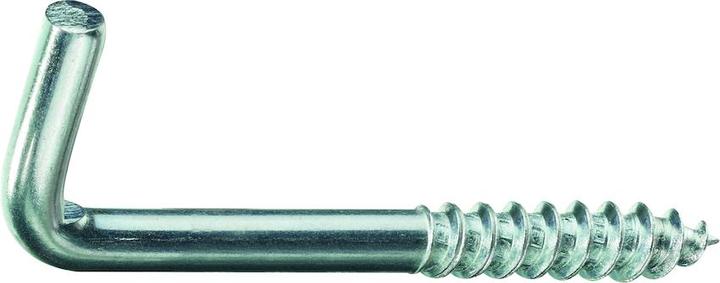 Produktbild HSI SB Schraubhaken 50mm verzinkt gerade, Inhalt: 6 Stück (6 Schrauben pro Stück)