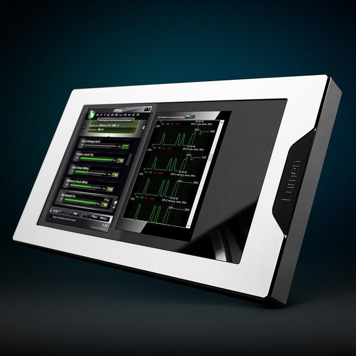 Produktbild EKWB EK-Quantum Lumen 7" LCD - vernickelt