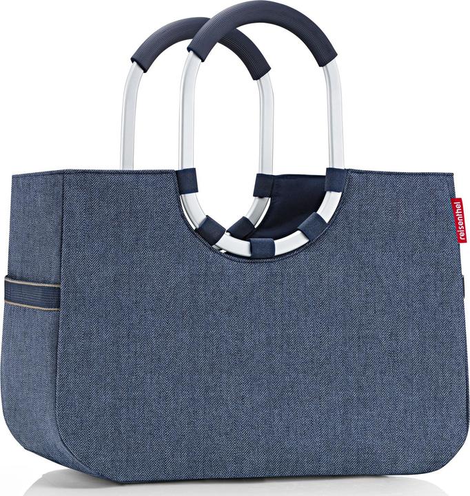 reisenthel Einkaufskorb Loopshopper L Herringbone Dark Blue