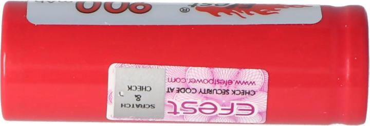 Actual product image Efest Akku IMR 16500 Pluspol flach (1 pcs., 16500, 900 mAh)