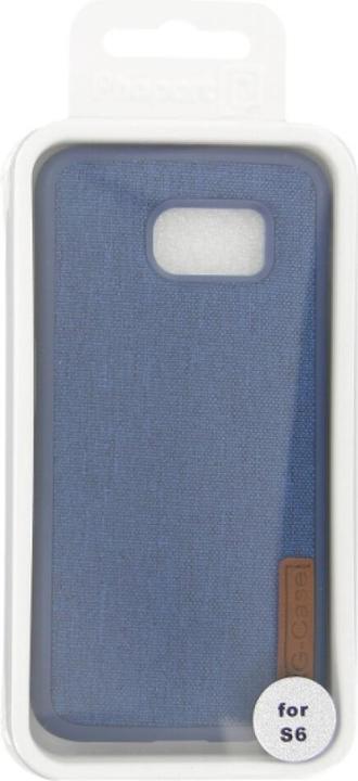 Produktbild OEM Silicone Case Textile for Samsung S6 blue (Samsung Galaxy S6)