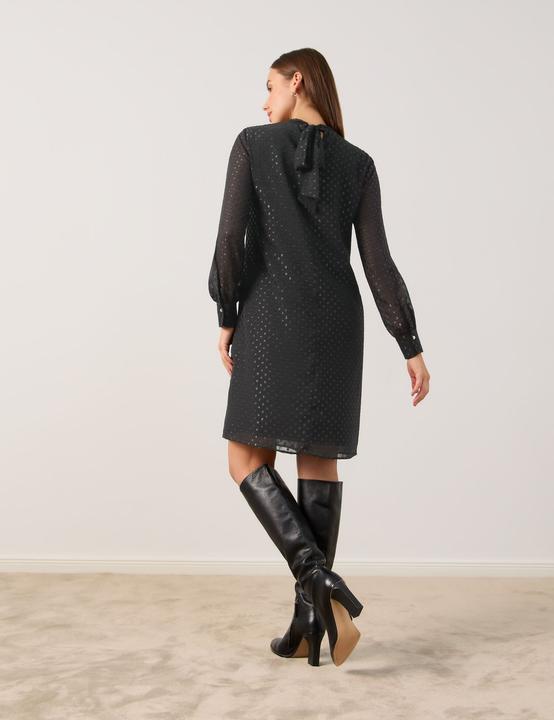 Produktbild Taifun Festliches Chiffonkleid mit Shiny-Dots Kleid Langarm kurz - 64286 (42)