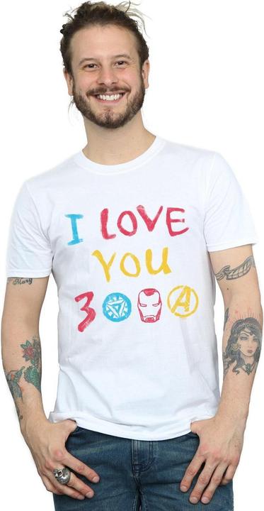 Immagine prodotto Avengers Endgame I Love You 3000 Crayons Maglietta Uomo (M)