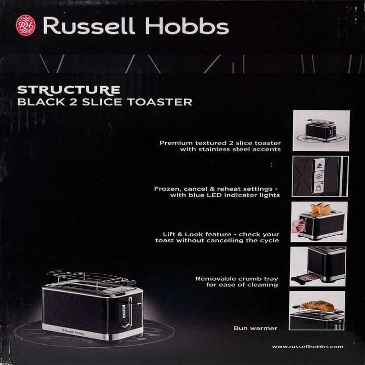 Produktbild Russell Hobbs 28091-56 Structure Toaster schwarz