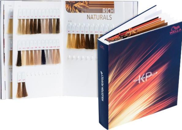 Actual product image Wella Koleston Perfect Me+ colour chart