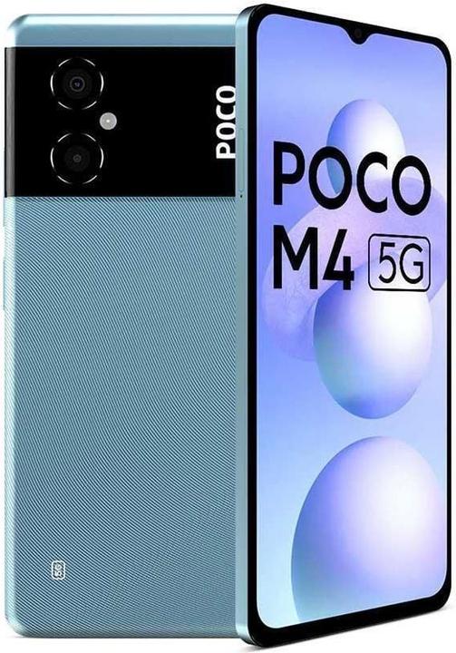 Actual product image Xiaomi Poco M4 5G (64 GB, Cool Blue, 6.58", Dual SIM, 13 Mpx, 5G)