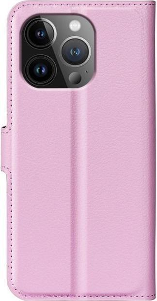 Actual product image MU Classic Litchi Leather Bookcover Series (Apple iPhone 15 Pro)