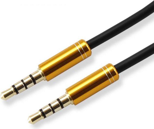 Produktbild Sbox AUX Cable 3.5mm to 3.5mm golden kiwi gold 3535-1.5G (1.50 m, 3.5mm Klinke (AUX))