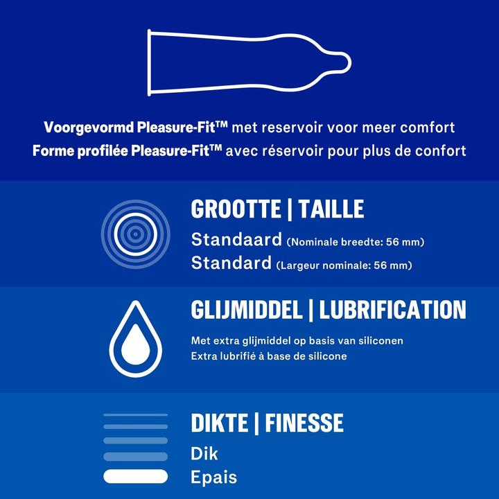 Produktbild Durex Condoms Extra Safe - 144st (144 Stk.)