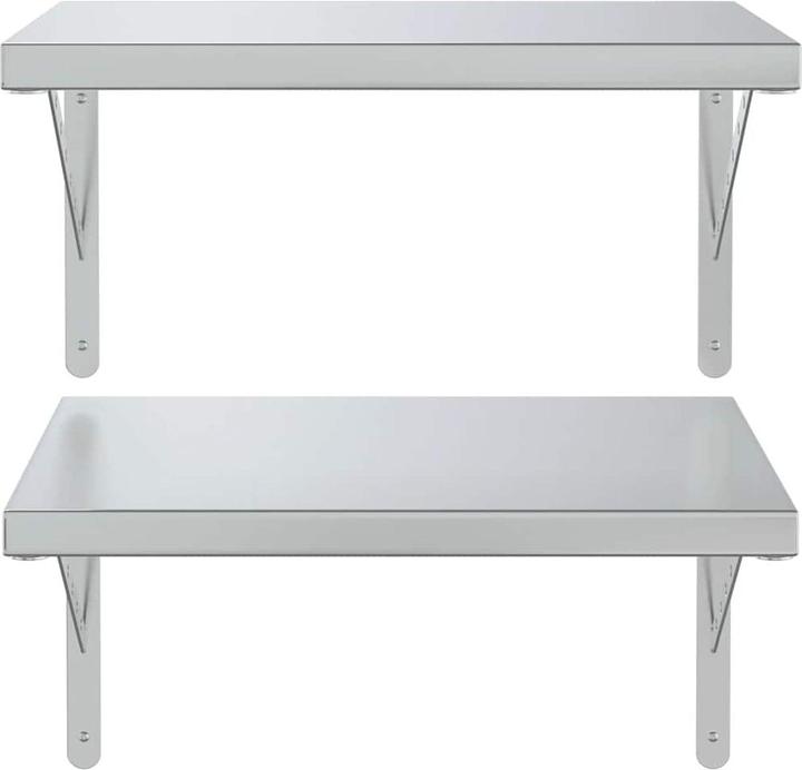 Produktbild VidaXL Wandregale 2 Stk. 100 x 40 cm Edel (100 x 40 x 3 cm)