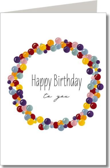 Image du produit Keitcards Carte d'anniversaire Happy Birthday to you (1 pcs)