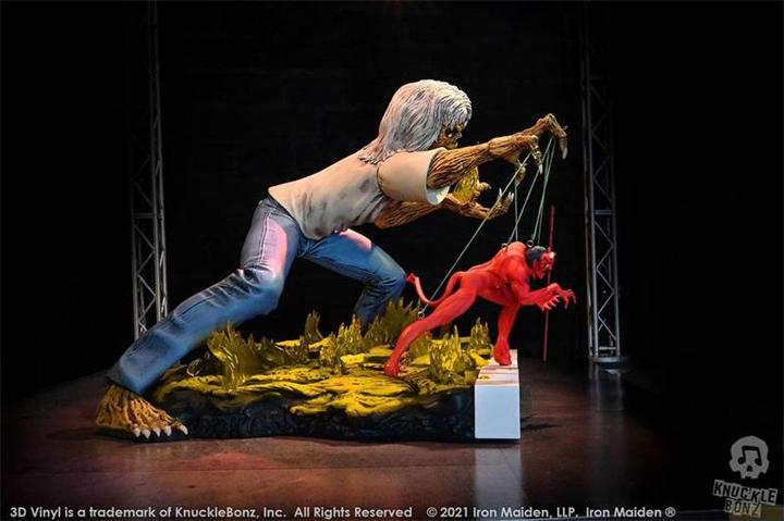 Actual product image Knucklebonz 3D Vinyl: Iron Maiden - The Number of the Beast Statue