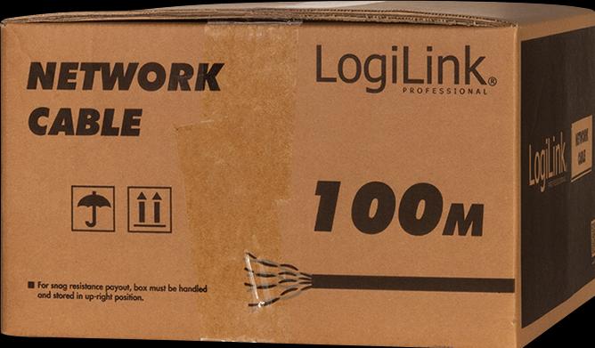 Produktbild LogiLink Netzwerkkabel (S/FTP, CAT7, 100 m)