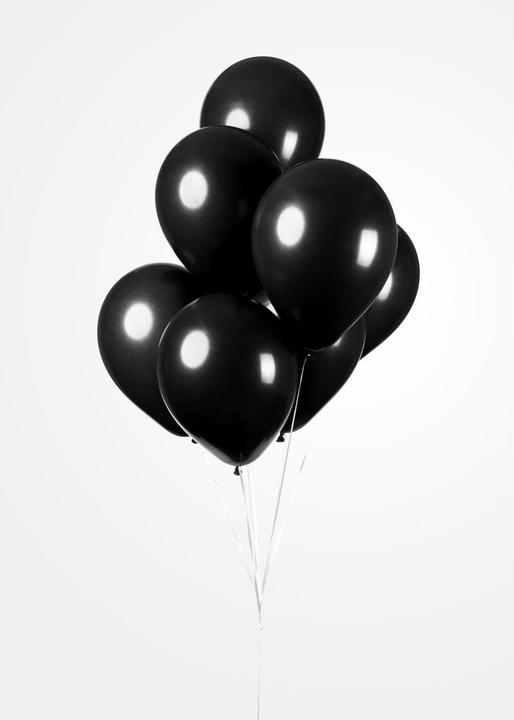 Produktbild Globos Europe Luftballons Schwarz 30cm, 10 Stk. (10 x)