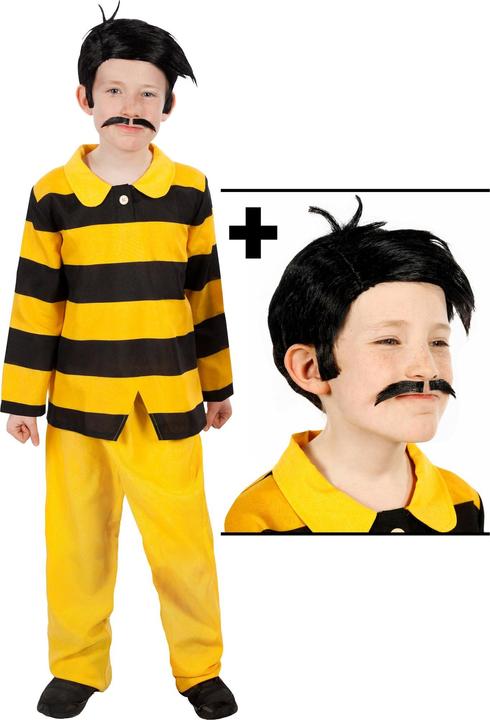 Produktbild Maskworld The Daltons Kostüm für Kinder mit Perücke & Bart (110, 116)