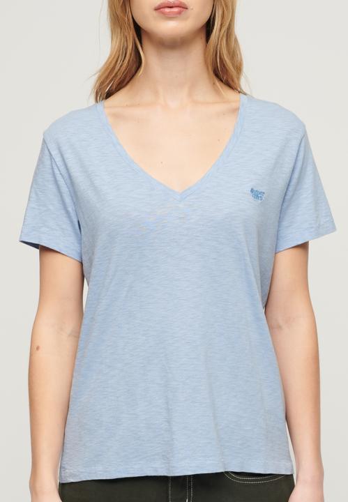Actual product image Superdry Studios Slub Emb Vee Tee (10)