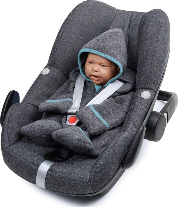 Actual product image Liebes von Priebes BIO merino wool fleece jumpsuit Henry (50, 52, 54, 56)