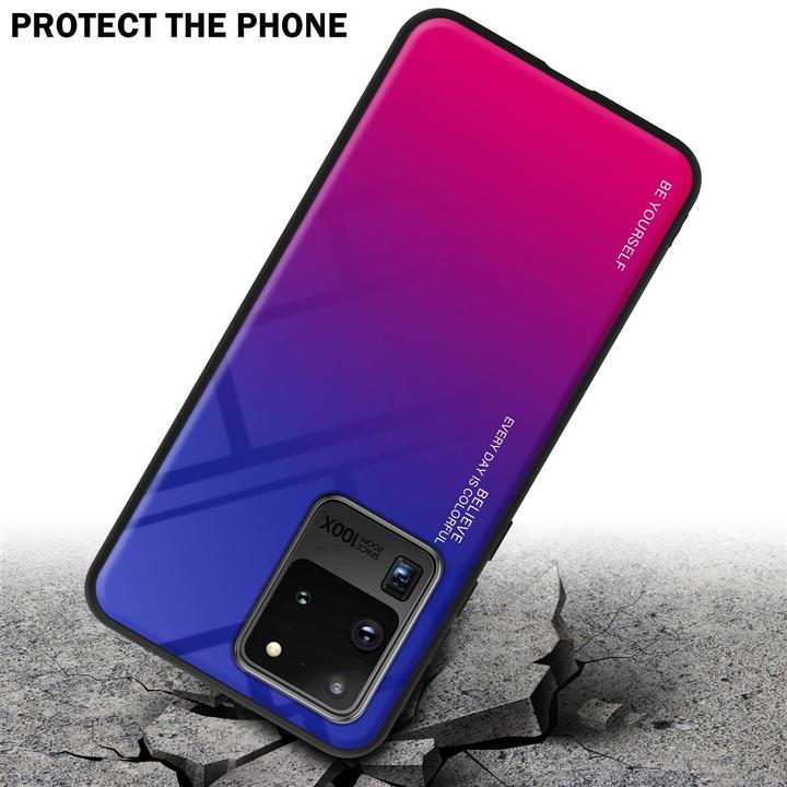 Actual product image Cadorabo TPU 2 colors glass cover (Samsung Galaxy S20 Ultra)