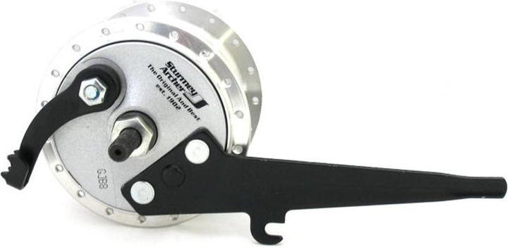 Produktbild Sturmey Archer Dynamo Fore Hub mit Trommelbremse x -fdd 3.0w - Hochpolige Alumunium (Scheibenbremse Center Lock)