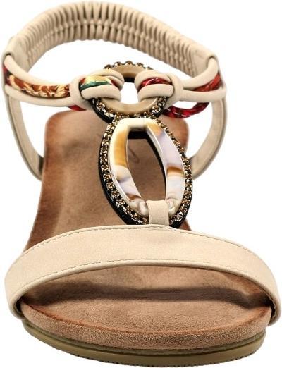 Actual product image Lunar Womens/Ladies Genoa Wedge Sandals (39)