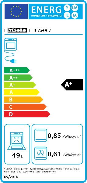 Energie-Label Miele H 7244 B