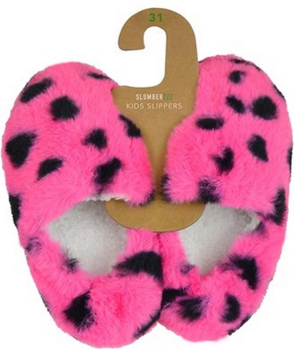 Slumberzzz Pantoffeln Leopardenmuster (32)