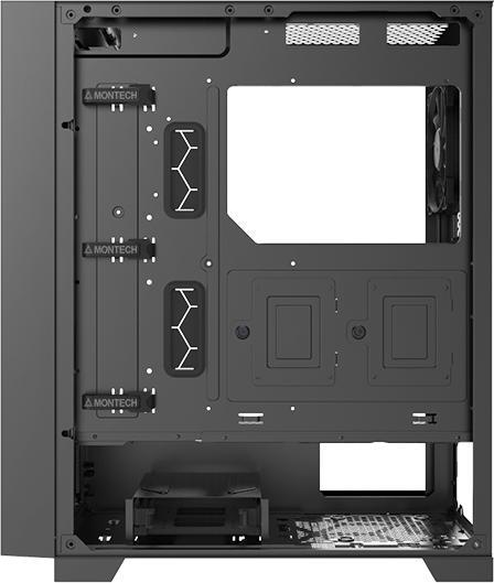 Actual product image Montech Air 1000 Lite Black (mATX, Mini-ITX, ATX)