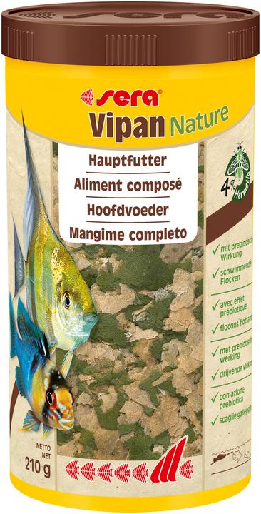 Sera Aliment principal Vipan Nature 1000 ml (Poissons d'ornement, 1000 ml)
