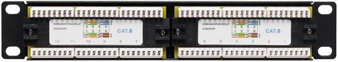 Actual product image Netrack Patch Panel 10" 12-porty 104-16