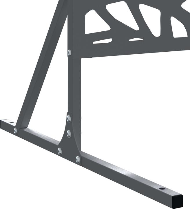 Produktbild VidaXL Metallzaunpanel Anthrazit Metall Gross Muster Aussen Metallzaun