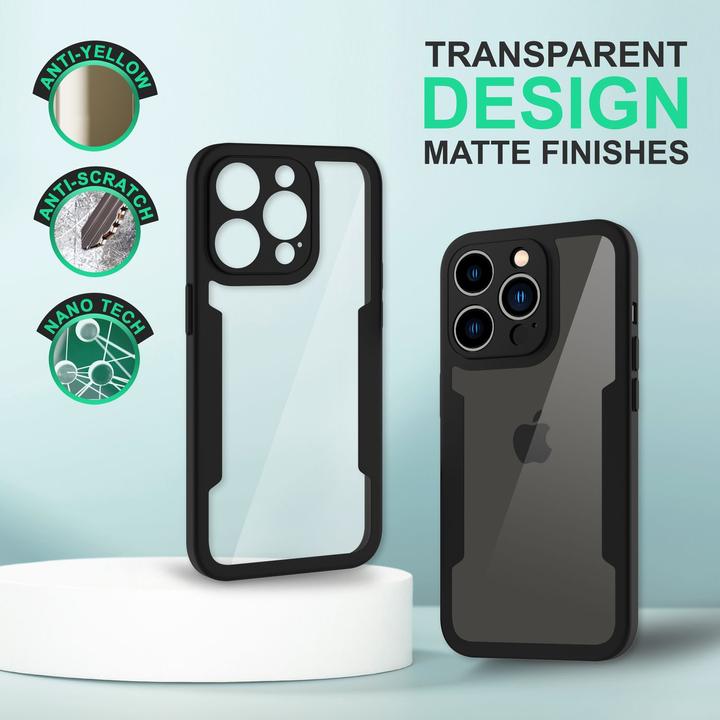 Produktbild Nalia Klare 360 Grad Hybrid Hülle (Apple iPhone 14 Pro Max)