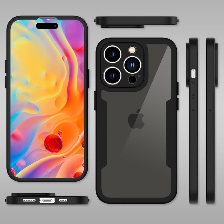 Produktbild Nalia Klare 360 Grad Hybrid Hülle (Apple iPhone 14 Pro Max)