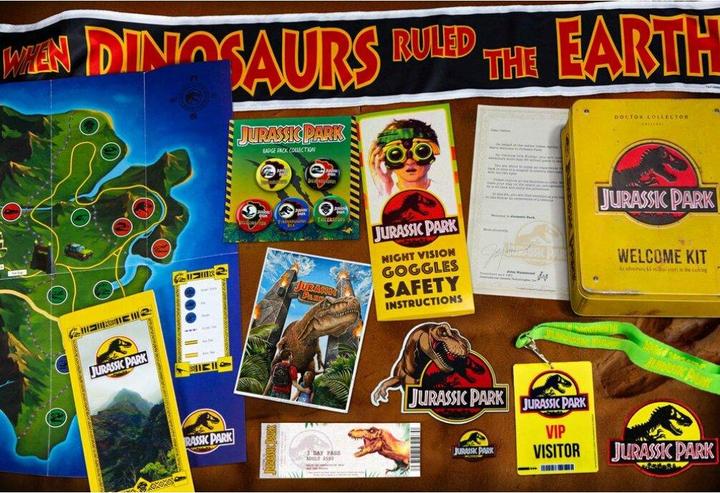 Actual product image Doctor Collector Jurassic Park: Welcome Kit (Booster Pack)