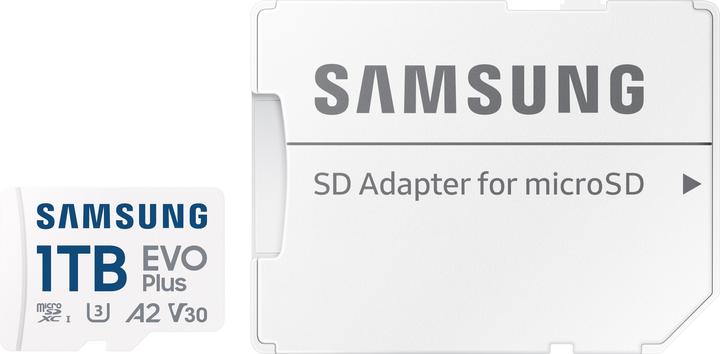 Image du produit Samsung EVO Plus (1000 Go, microSDXC, U3, UHS-I)