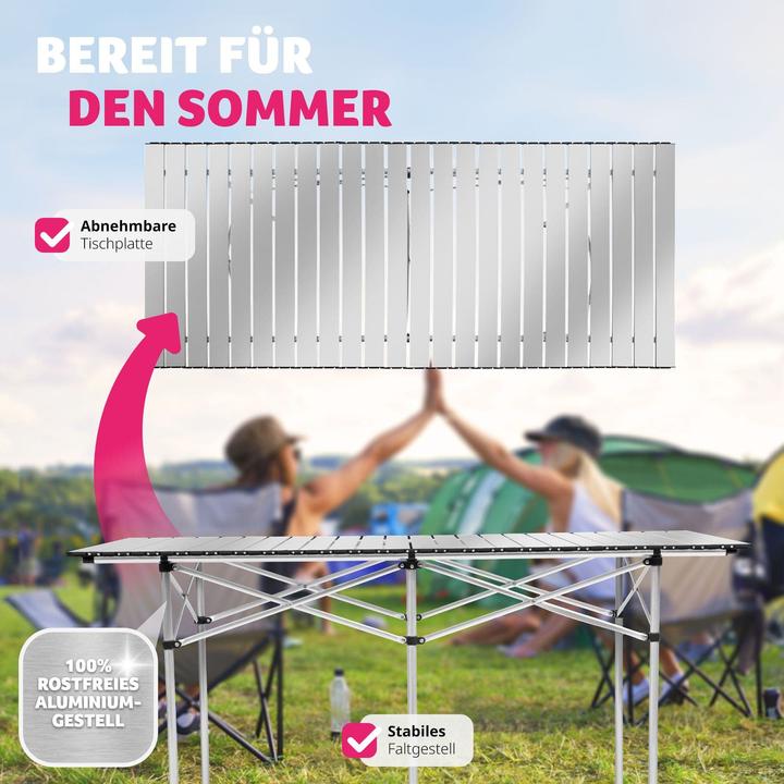 Produktbild tectake Camping Klapptisch