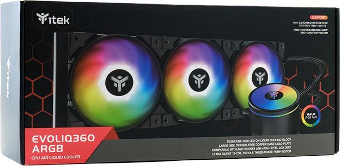 Produktbild Itek Kit Watercooling compatible Evoliq 360 ARGB (Noir)