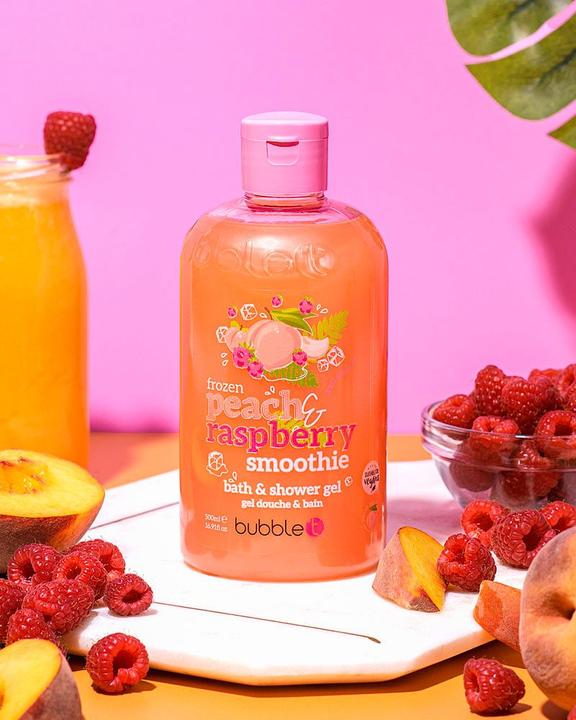 Actual product image Bubble T Peach & Raspberry (500 ml)