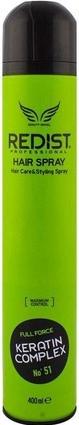 Produktbild Redist Hair Spray Keratin Complex 400ml Full Force Ultra Strong Hold Hairdressing Supplies Hair Styling and (400 ml)