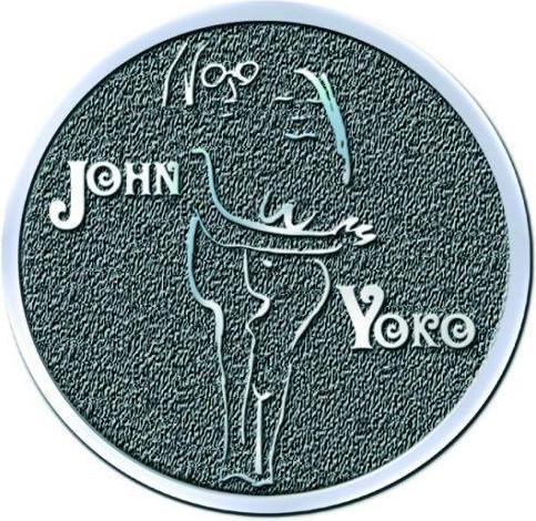 Actual product image Universal Textiles John & Yoko Badge